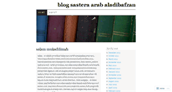 Desktop Screenshot of aladibafzan.wordpress.com