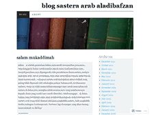 Tablet Screenshot of aladibafzan.wordpress.com