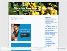 Tablet Screenshot of paradiseroasters.wordpress.com