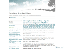 Tablet Screenshot of bestbabyadvice.wordpress.com