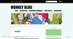 Desktop Screenshot of monkeygrumble.wordpress.com