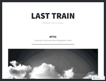 Tablet Screenshot of lasttrainofthought.wordpress.com