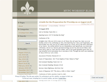 Tablet Screenshot of mvpcworshipblog.wordpress.com