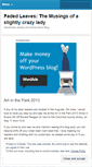 Mobile Screenshot of fadedleaves.wordpress.com