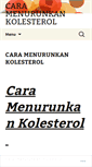 Mobile Screenshot of caramenurunkankolesterol1.wordpress.com