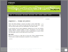 Tablet Screenshot of enjoyce.wordpress.com