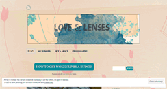 Desktop Screenshot of loveandlenses.wordpress.com