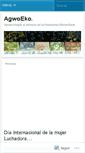 Mobile Screenshot of agwoeko.wordpress.com