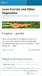 Mobile Screenshot of lovecarrots.wordpress.com