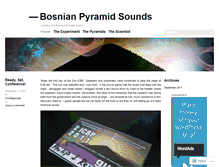 Tablet Screenshot of bosnianpyramidsounds.wordpress.com