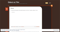 Desktop Screenshot of olokut.wordpress.com