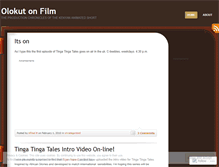 Tablet Screenshot of olokut.wordpress.com