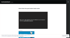 Desktop Screenshot of mortensteinbach.wordpress.com