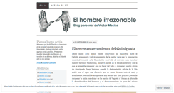 Desktop Screenshot of elhombreirrazonable.wordpress.com