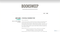 Desktop Screenshot of booksweep.wordpress.com