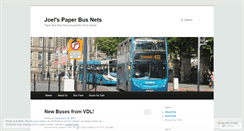 Desktop Screenshot of joelspapernets.wordpress.com