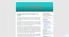 Desktop Screenshot of circlecityrunner.wordpress.com