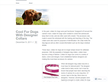 Tablet Screenshot of cooldogclub.wordpress.com