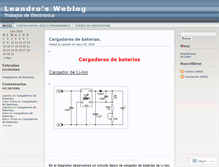 Tablet Screenshot of leandro2008.wordpress.com