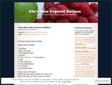 Tablet Screenshot of elleskitchenrecipes.wordpress.com