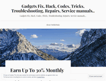 Tablet Screenshot of mobilehackz.wordpress.com