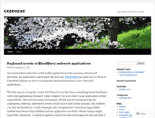 Tablet Screenshot of cezeozue.wordpress.com