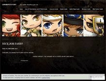 Tablet Screenshot of gmsmaplestory.wordpress.com