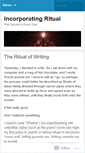 Mobile Screenshot of incorporatingritual.wordpress.com