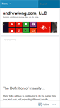 Mobile Screenshot of andrewclaylong.wordpress.com