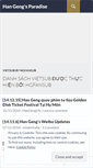 Mobile Screenshot of hangengvn.wordpress.com