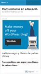Mobile Screenshot of comunicacioeneducacio.wordpress.com
