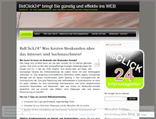 Tablet Screenshot of bidclick24.wordpress.com