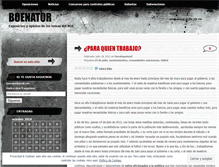 Tablet Screenshot of boenator.wordpress.com