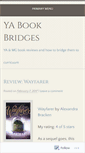 Mobile Screenshot of bookbridges.wordpress.com