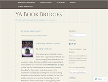 Tablet Screenshot of bookbridges.wordpress.com