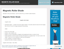 Tablet Screenshot of magneticrollershadedeu.wordpress.com