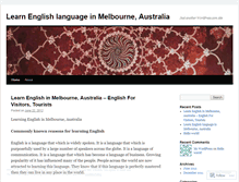 Tablet Screenshot of learnenglishaustralia.wordpress.com