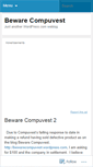 Mobile Screenshot of compuvest.wordpress.com
