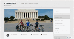 Desktop Screenshot of cyroforge.wordpress.com