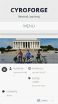 Mobile Screenshot of cyroforge.wordpress.com
