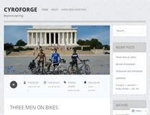 Tablet Screenshot of cyroforge.wordpress.com