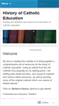 Mobile Screenshot of catholiceducation.wordpress.com