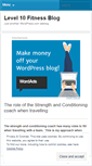 Mobile Screenshot of level10fitness.wordpress.com