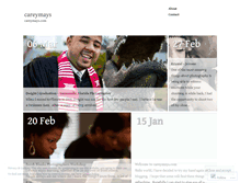 Tablet Screenshot of careymays.wordpress.com
