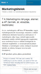 Mobile Screenshot of marketingtetel.wordpress.com
