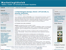 Tablet Screenshot of marketingtetel.wordpress.com