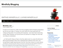 Tablet Screenshot of mindfullyblog.wordpress.com