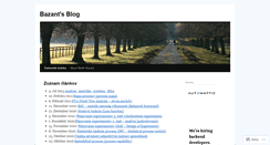 Desktop Screenshot of bazant.wordpress.com