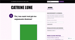 Desktop Screenshot of catlalune.wordpress.com