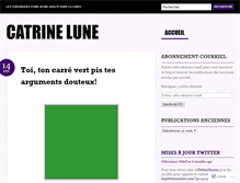 Tablet Screenshot of catlalune.wordpress.com